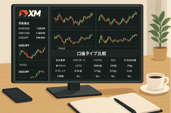 XMの口座タイプの特徴を徹底解説