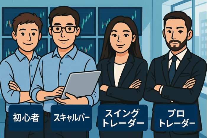 各口座タイプのおすすめユーザー