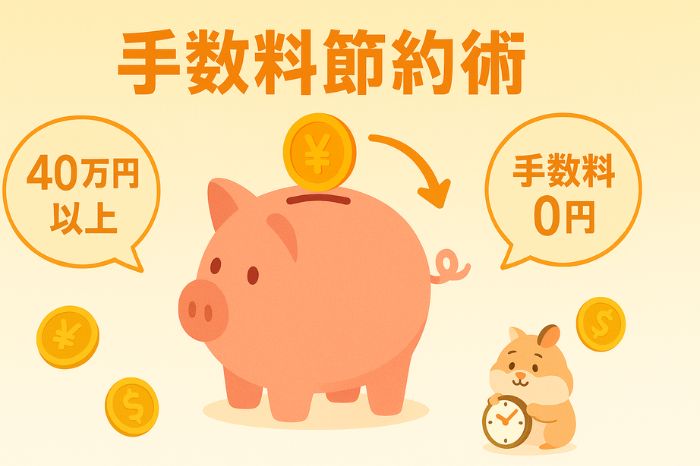 出金手数料を最小限に抑える方法