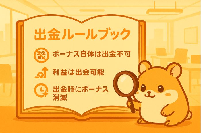 出金条件と基本ルール