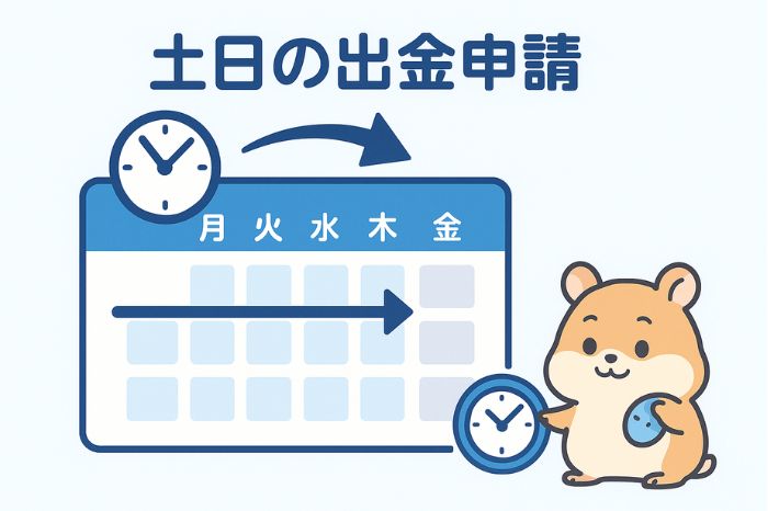 土日の出金処理と営業日