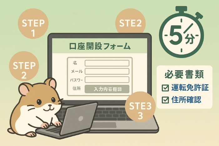 XM口座開設の手順