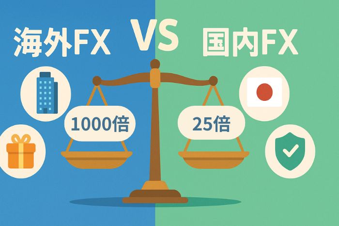 海外FXと国内FXの徹底比較