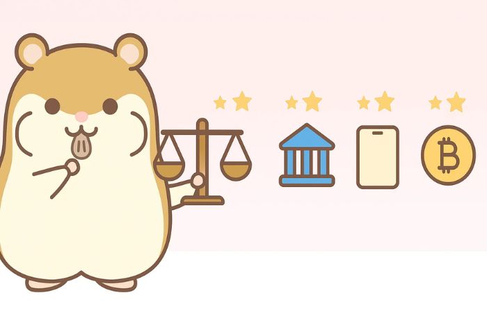 XMの入金方法（クレジットカード・銀行送金・オンラインウォレット・仮想通貨）を手数料と反映時間で比較するハムスター