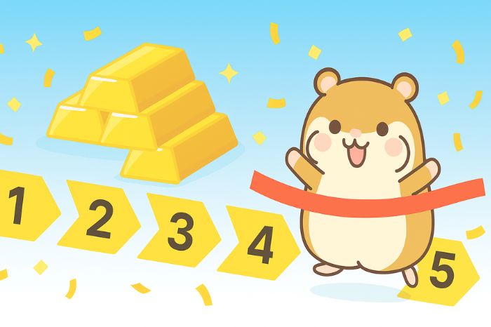 XMゴールド取引の始め方｜口座開設からMT4設定まで5ステップで完了するハムスター