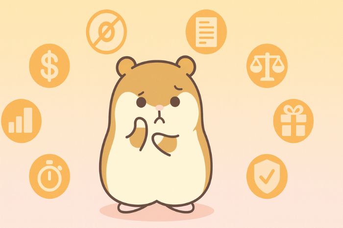 XMTradingの8つの主要デメリットを考えるハムスターのイラスト