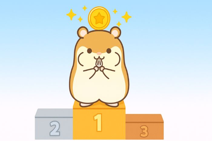 XMと他の海外FX業者の比較ランキングを示すハムスターのイラスト