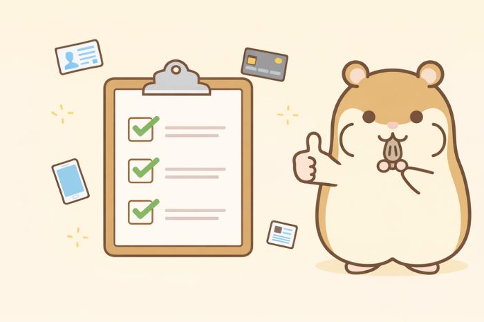 HFMへのbitwallet入金準備チェックリストとハムスター