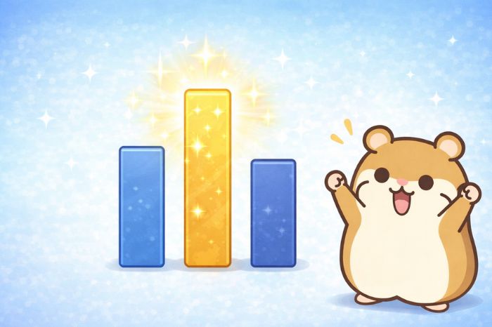 海外FX業者のレバレッジ比較を示す棒グラフとガッツポーズのハムスターキャラクター