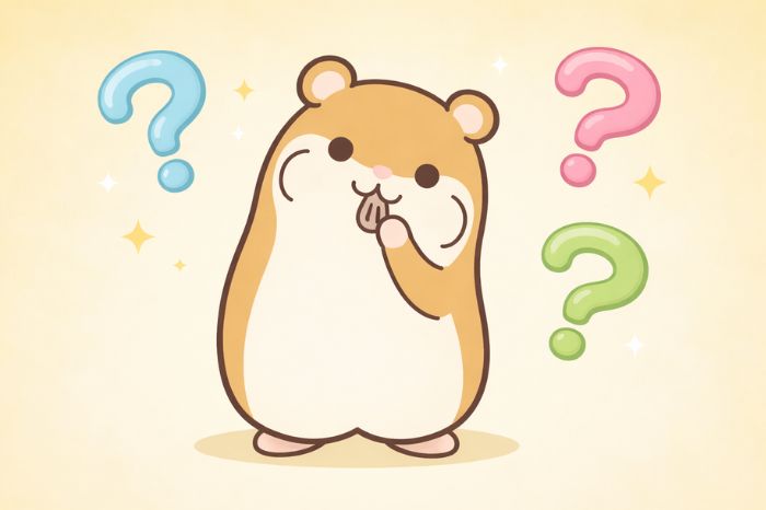 HFMボーナスの疑問に答えるハムスター