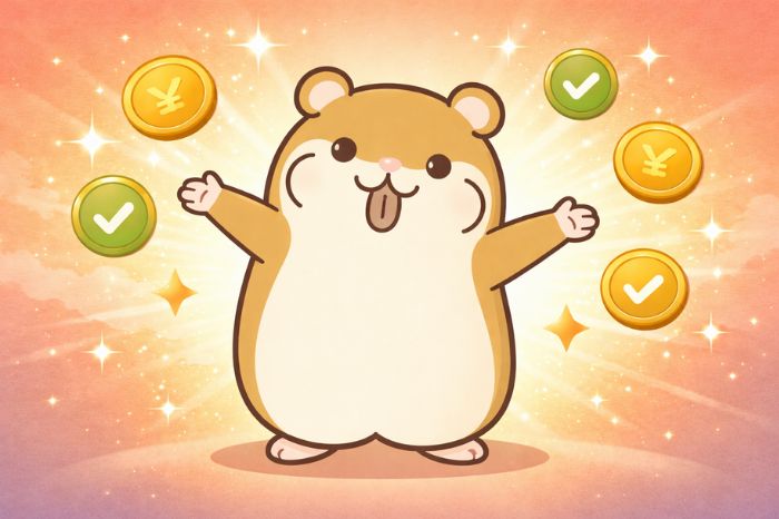 HFMボーナス記事のまとめを締めくくるハムスター