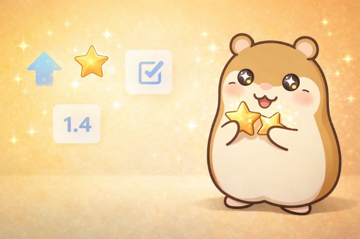 HFMセント口座のメリットを喜ぶハムスターキャラクター