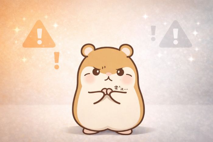 HFMセント口座のデメリットを考えるハムスター