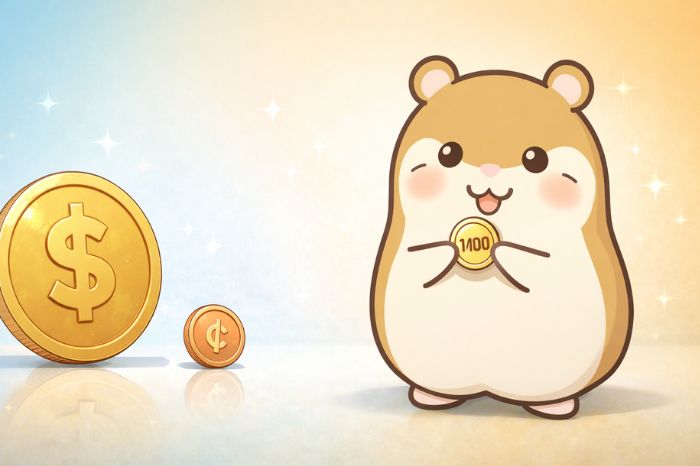 HFMセント口座の概要を説明するハムスターキャラクター