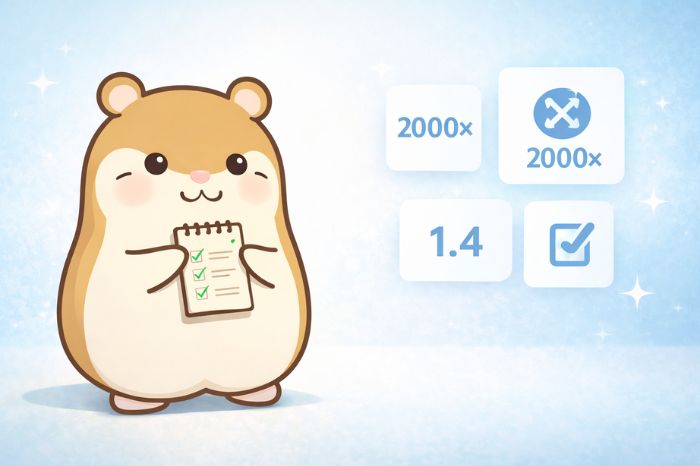 HFMセント口座の基本スペックを紹介するハムスター