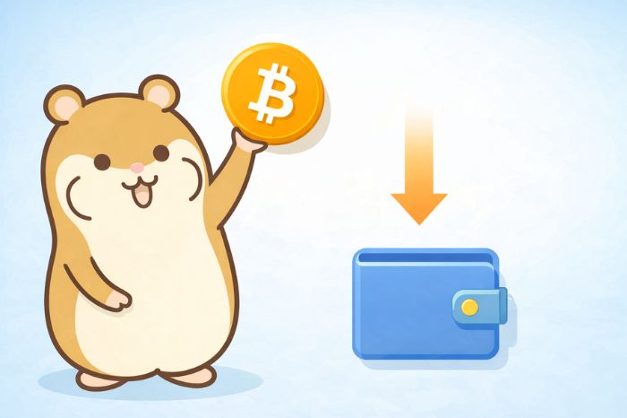 HFMへの仮想通貨入金方法を案内するハムスター