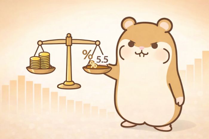 HFMの口座残高によるレバレッジ制限を説明するハムスター