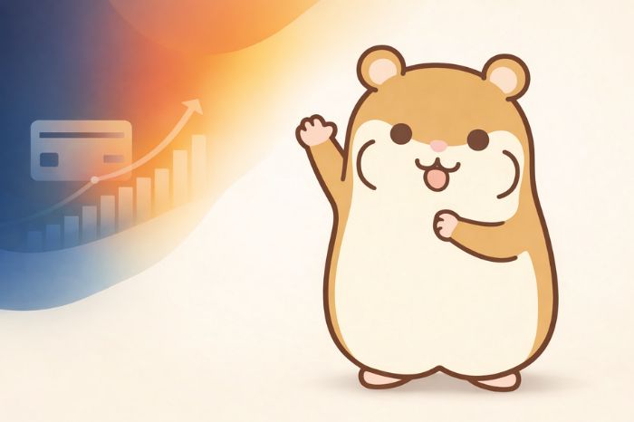 HFMプレミアム口座の概要を説明するハムスターキャラクター