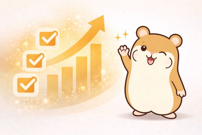 HFMプレミアム口座のまとめを締めくくるハムスター