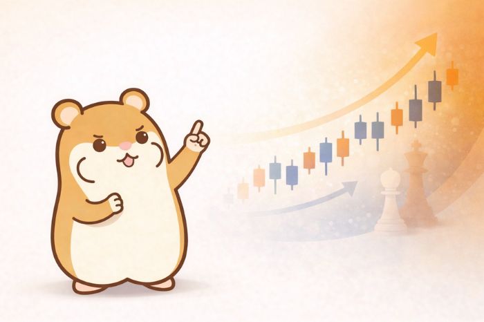 HFMプレミアム口座での取引戦略を説明するハムスター