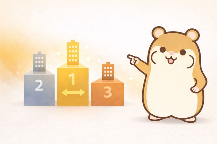 HFMプレミアム口座と他社FX業者を比較するハムスター