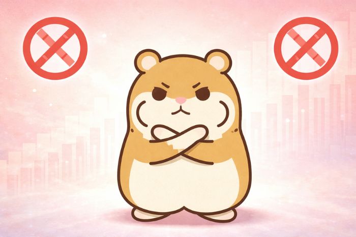 HFMで禁止されている両建てを警告するハムスター