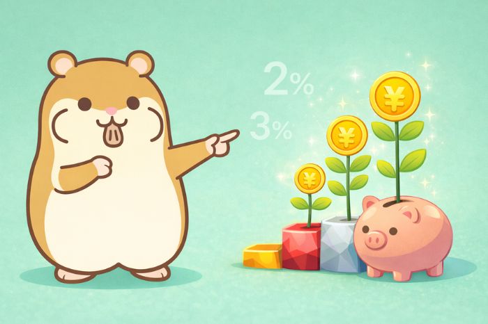 HFMのROFM利息還元を解説するハムスター