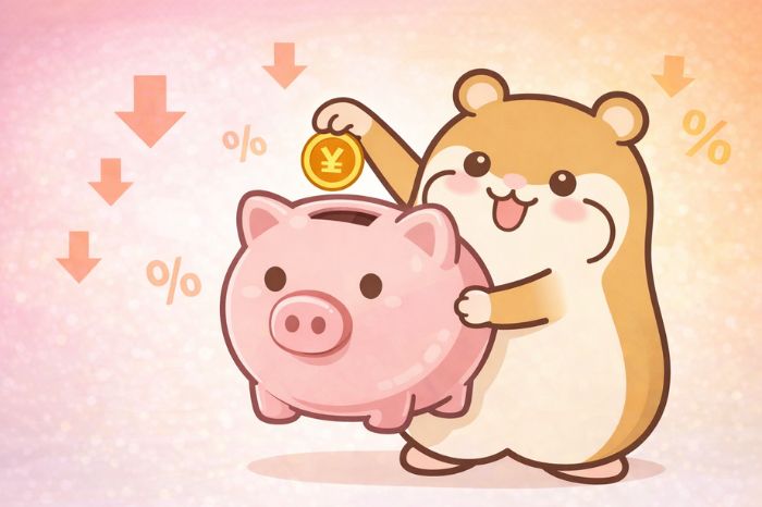 HFM出金手数料を節約するコツを紹介するハムスター