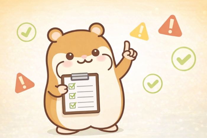 HFM出金ルールと注意点を解説するハムスター