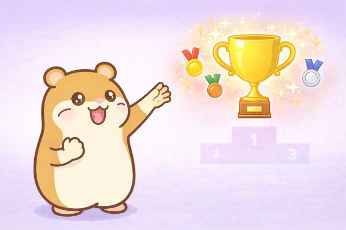 HFMのデモコンテストで賞金獲得を目指すハムスター