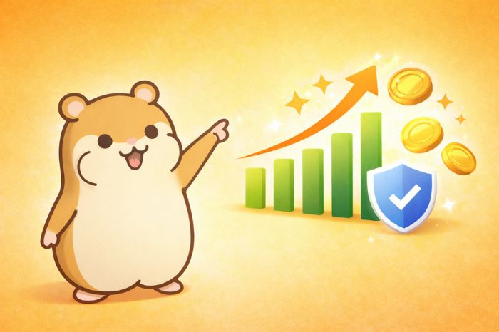 HFMでEAを使うメリットを紹介するハムスターキャラクター