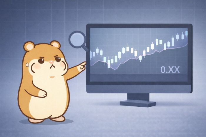 MT4・MT5でHFMのゴールドスプレッドをリアルタイム確認する方法を説明するハムスターキャラクター