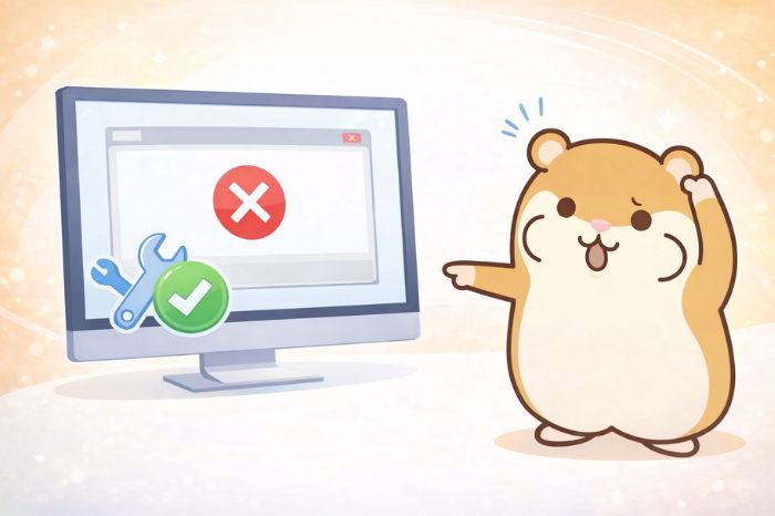 HFMのMT4にログインできない・動かない時のエラー対処法イラスト