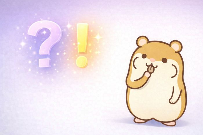 HFM MT5に関するよくある質問に答えるハムスター