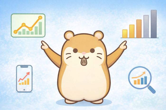 海外FX業者の規模と実績を比較する方法を説明するハムスター