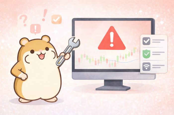 XMのMT4のトラブルシューティング対処法