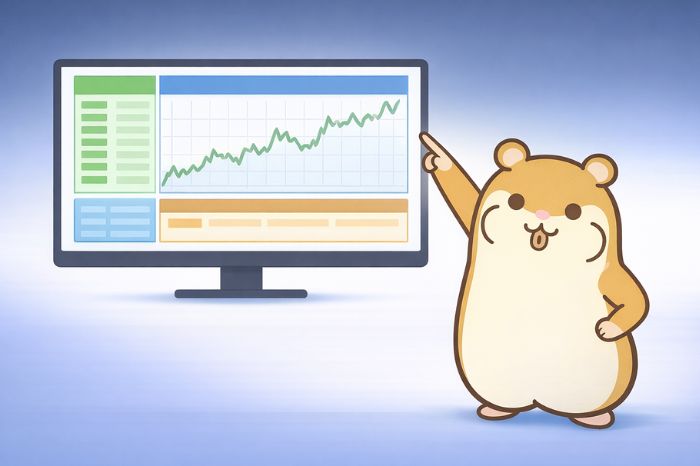 XMのMT5の画面構成と基本操作を解説するイラスト