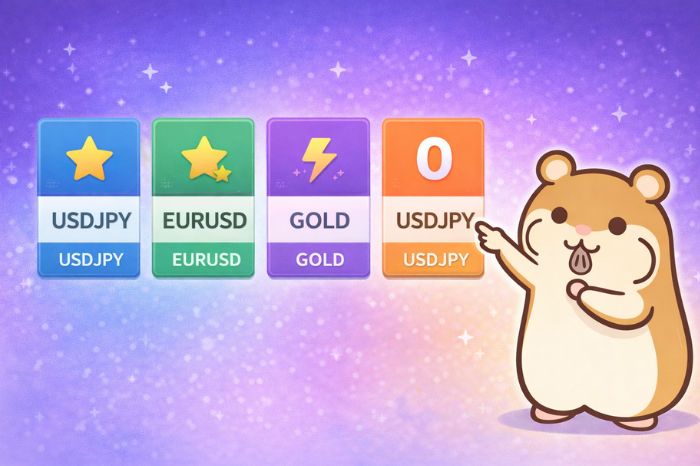 XMのスタンダード・マイクロ・KIWAMI極・ゼロ口座タイプ別おすすめ通貨ペアのイラスト