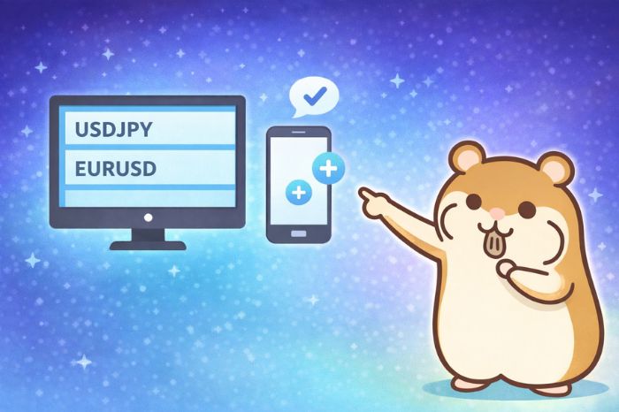 XMのMT4・MT5でFX通貨ペアを気配値に表示・追加する方法のイラスト